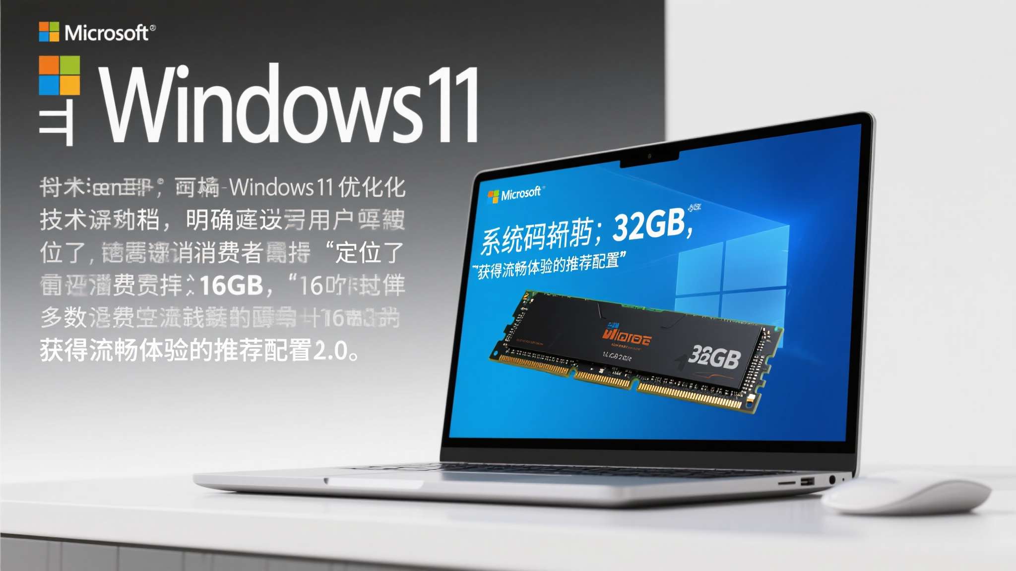 微软称32GB内存才能高枕无忧 玩家怒批:不知民间疾苦 近期,微软在一份面向Windows 11优化的技术文档中,明确建议用户将系统内存
